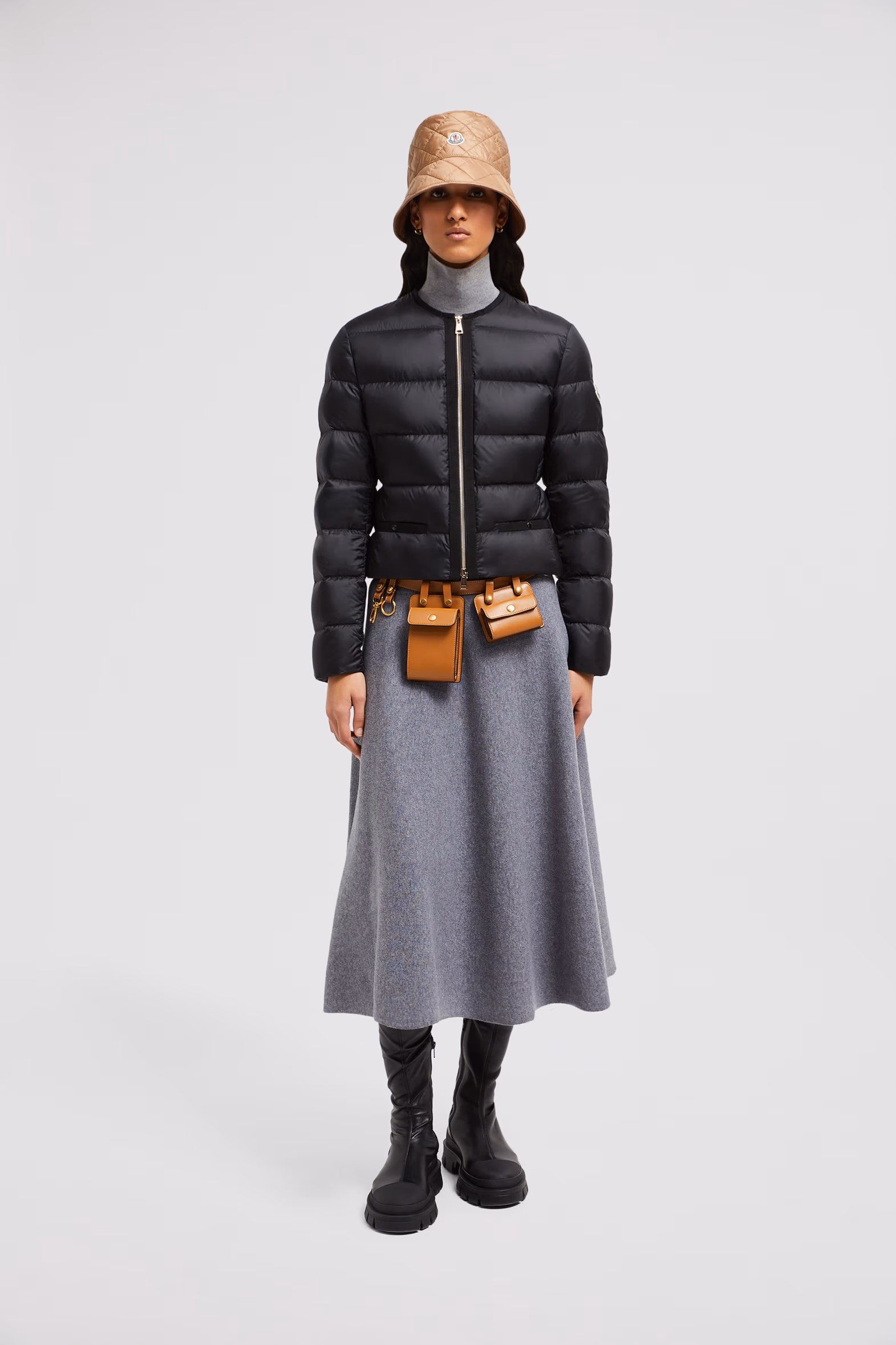 Laurine Short Down Jacket Women Black Moncler 0